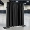 Premium Poly (Poplin) Drapery Panel in Black