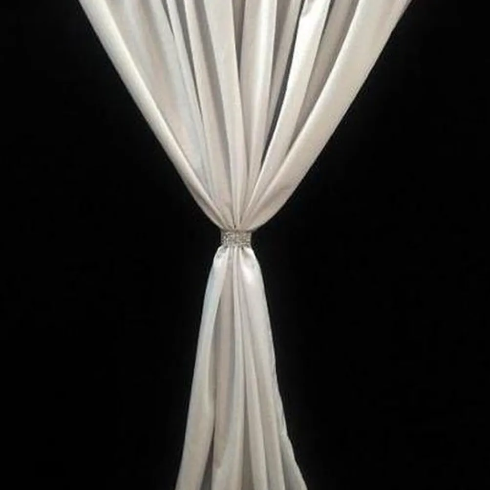 Premium Poly (Poplin) Drapery Panel in Ivory 1111