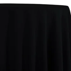 Premium Poly (Poplin) Table Linen in Black