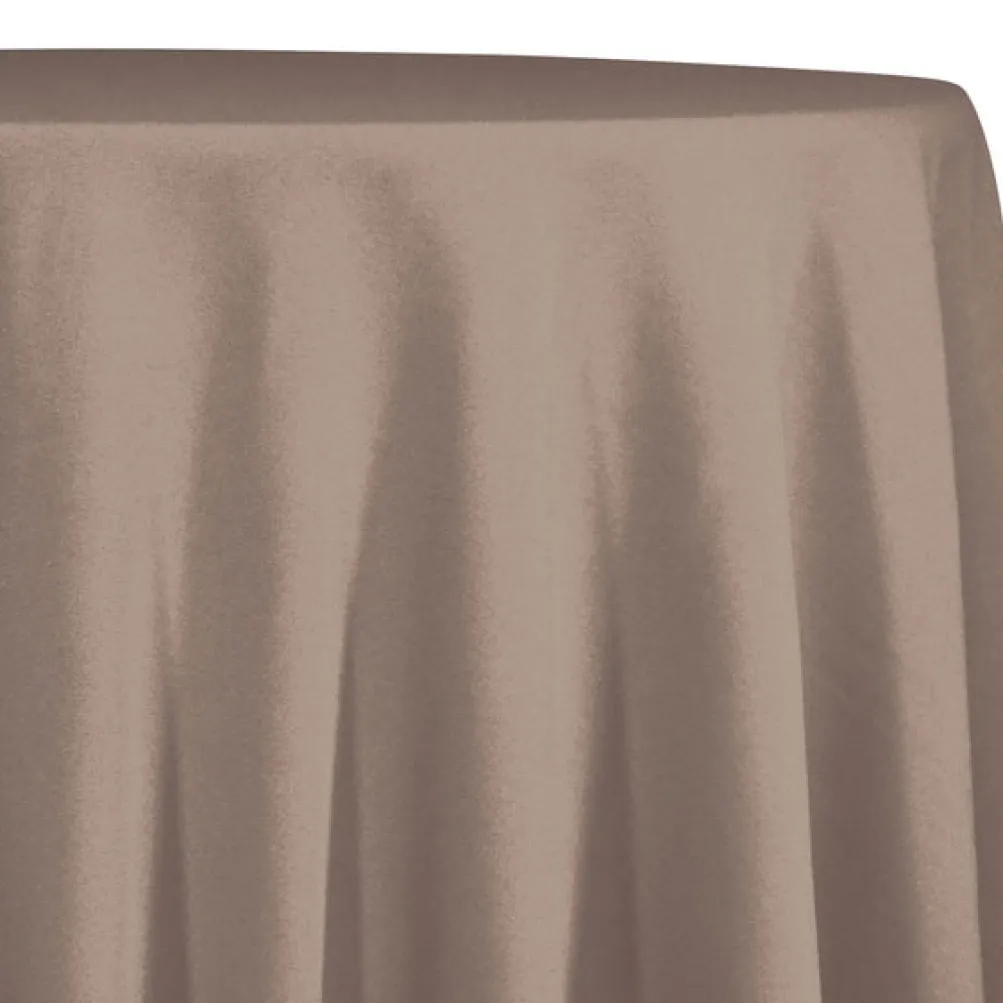 Premium Poly (Poplin) Table Linen in Taupe D 1410