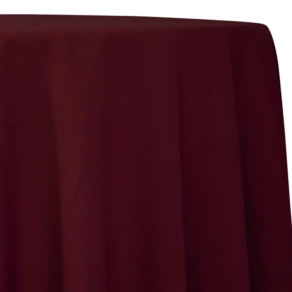 Premium Poly (Poplin) Table Linen in Burgundy 1232