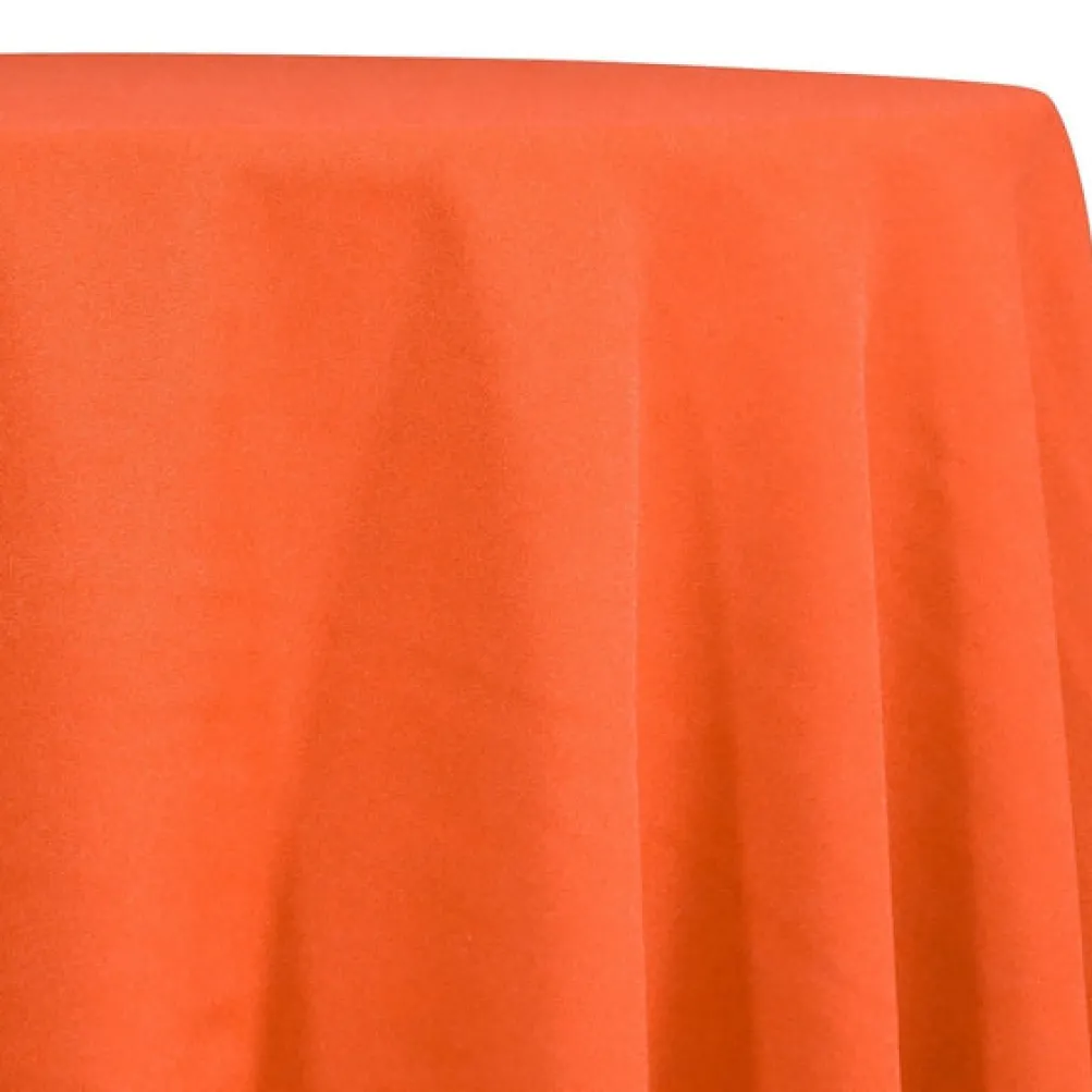 Premium Poly (Poplin) Table Linen in Orange 1405
