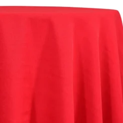 Premium Poly (Poplin) Table Linen in Red 1190