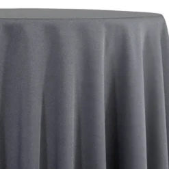 Premium Poly (Poplin) Table Linen in Charcoal 1480