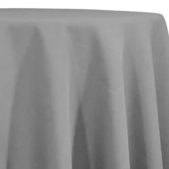 Premium Poly (Poplin) Table Linen in Silver 1310