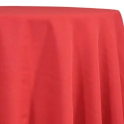 Premium Poly (Poplin) Table Linen in Red 1191