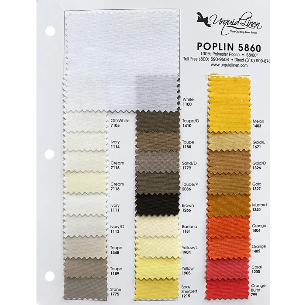 Premium Poly (Poplin) Table Linen in Mustard 1340