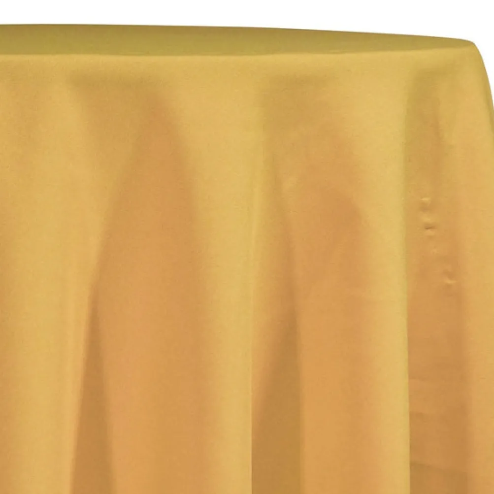 Premium Poly (Poplin) Table Linen in Gold 1671