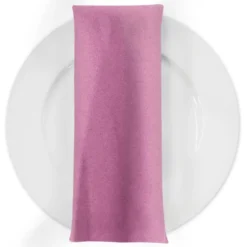 Premium Poly (Poplin) Table Napkin in Pink D 1158
