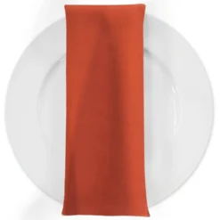 Premium Poly (Poplin) Table Napkin in Rust 1352