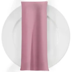 Premium Poly (Poplin) Table Napkin in Dusty Rose 1162