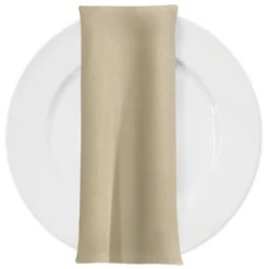 Premium Poly (Poplin) Table Napkin in Taupe 1348