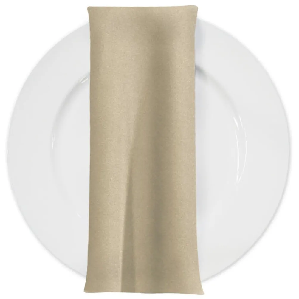 Premium Poly (Poplin) Table Napkin in Taupe 1348
