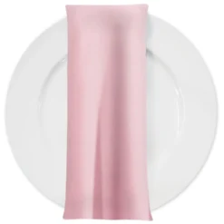 Premium Poly (Poplin) Table Napkin in Pink Salmon 1720