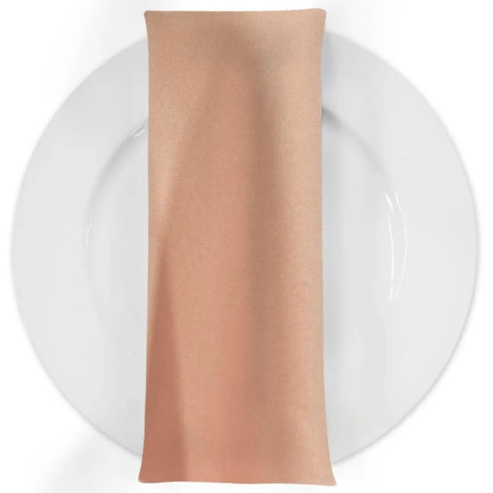 Premium Poly (Poplin) Table Napkin in Peach 1177