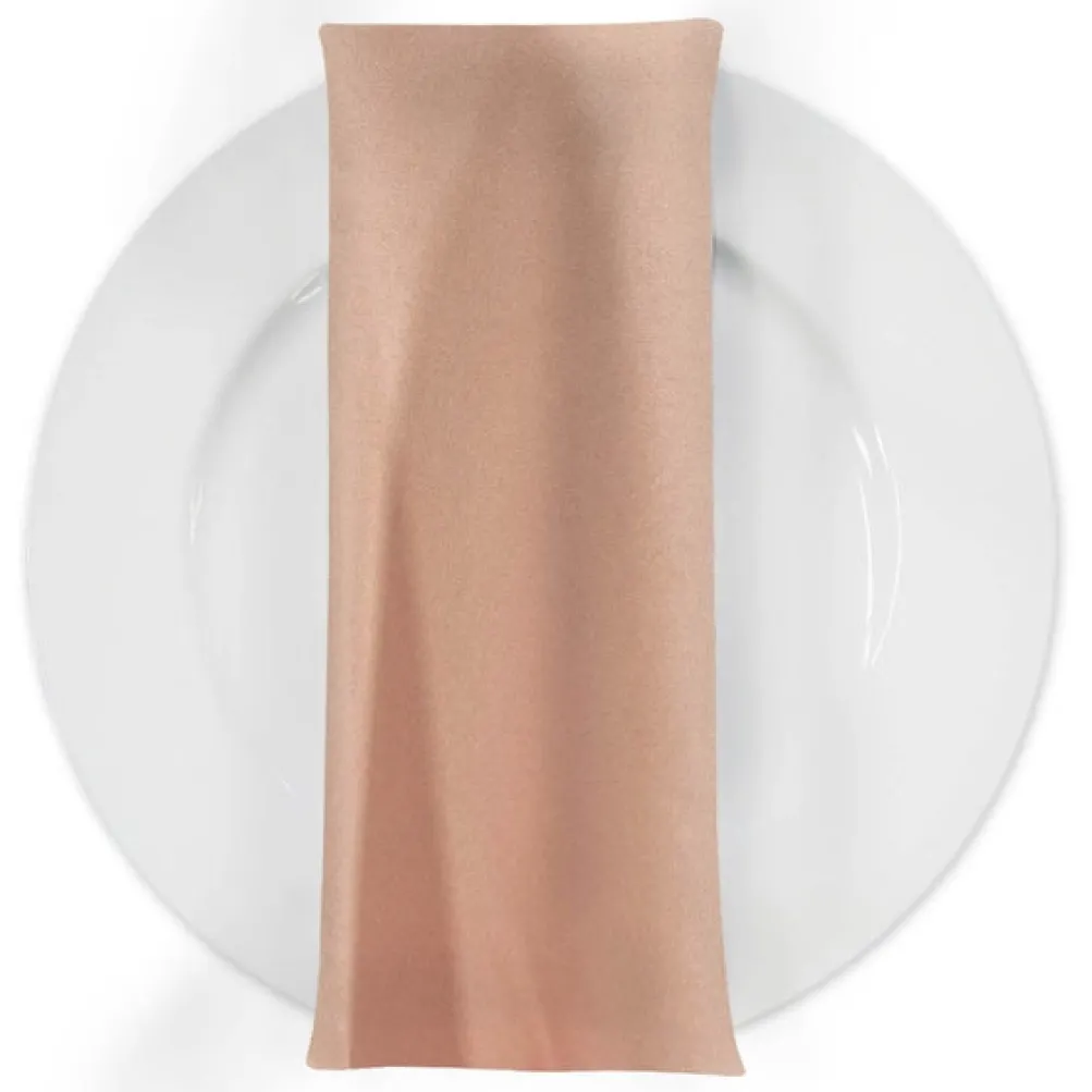 Premium Poly (Poplin) Table Napkin in Peach 1176