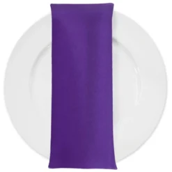 Premium Poly (Poplin) Table Napkin in Purple 1258
