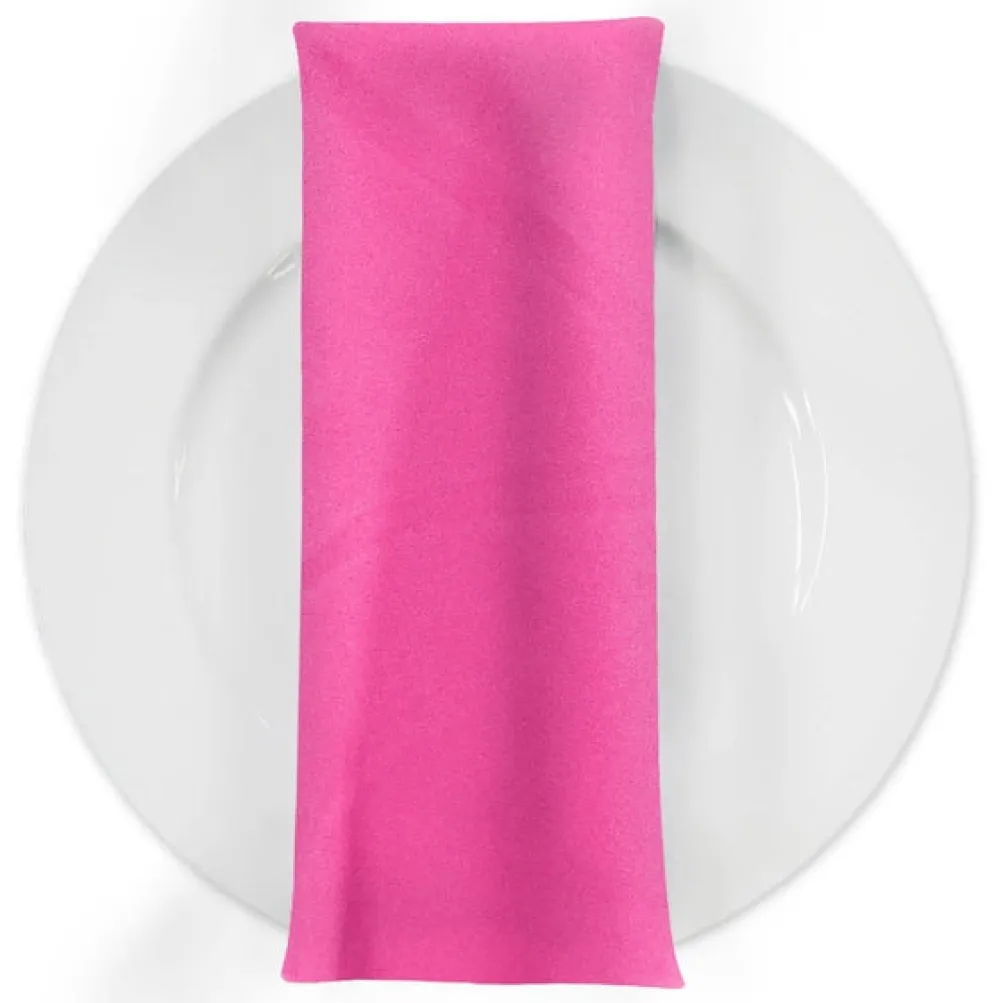 Premium Poly (Poplin) Table Napkin in Fuchsia 1220
