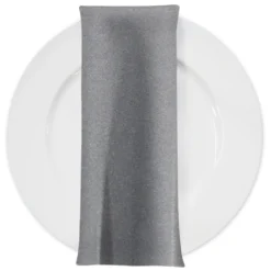 Premium Poly (Poplin) Table Napkin in Gray 7312