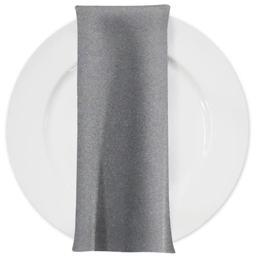 Premium Poly (Poplin) Table Napkin in Gray 7312
