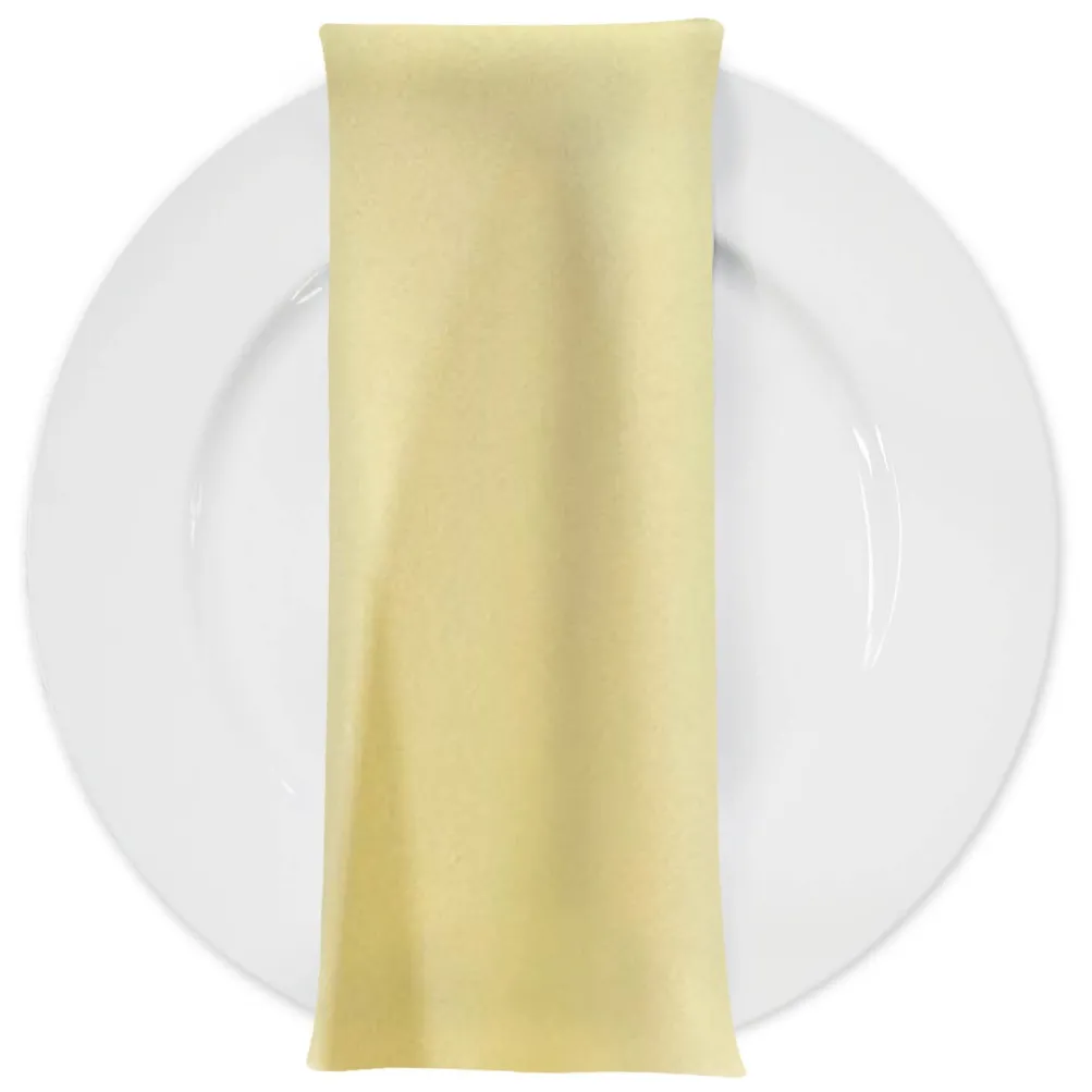 Premium Poly (Poplin) Table Napkin in Yellow L 1904