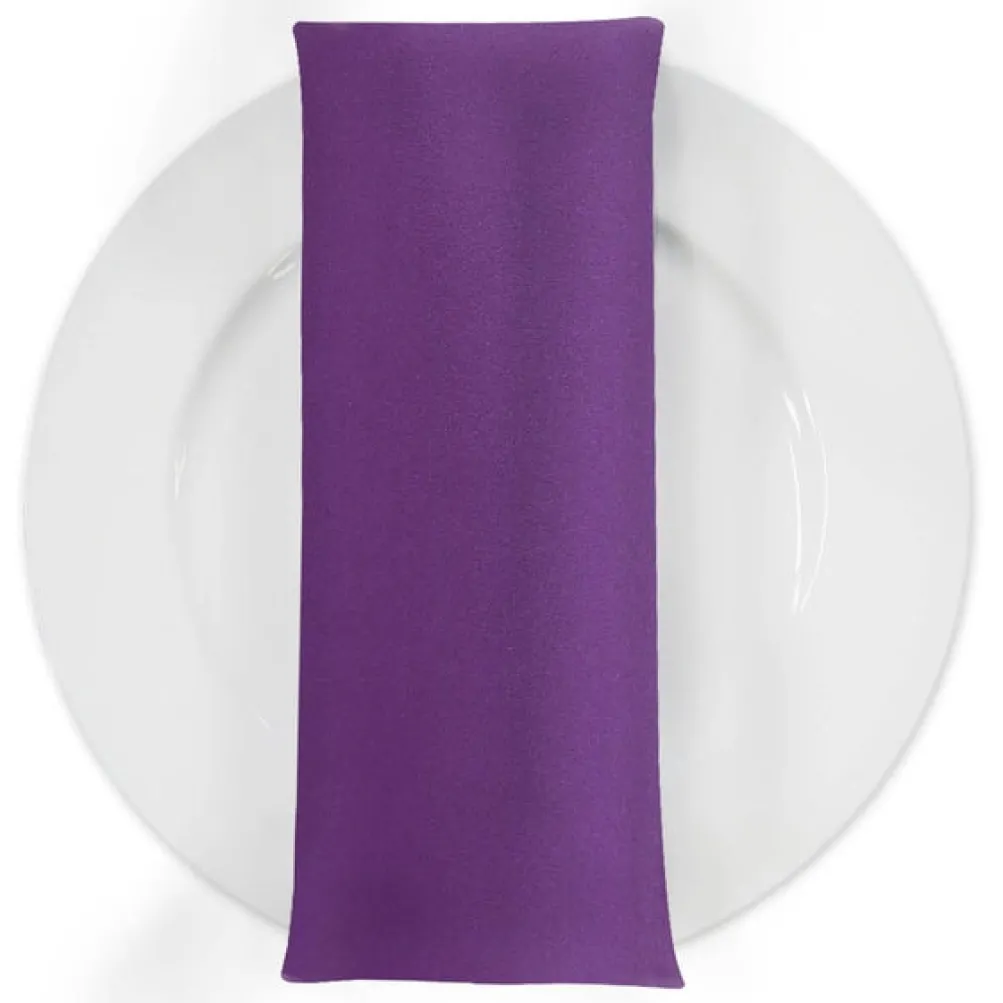 Premium Poly (Poplin) Table Napkin in Purple 1259
