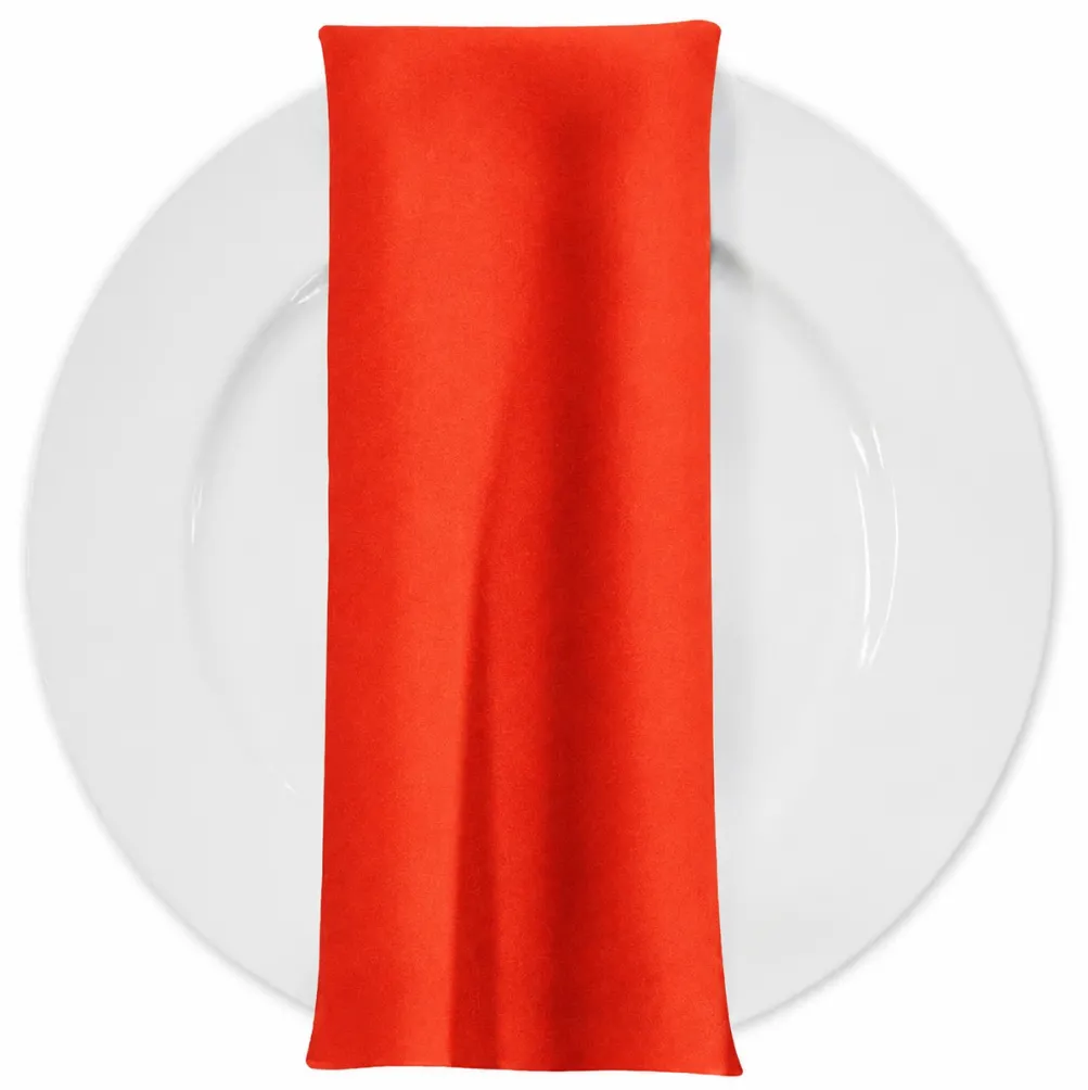 Premium Poly (Poplin) Table Napkin in Red/L 1193