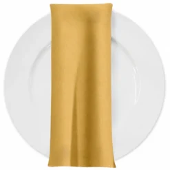 Premium Poly (Poplin) Table Napkin in Gold/L 1328