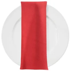 Premium Poly (Poplin) Table Napkin in Red 1191