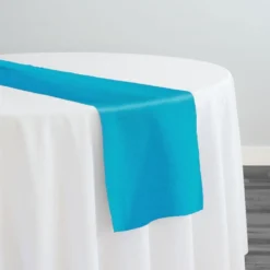 Premium Poly (Poplin) Table Runner in Turquoise 1142