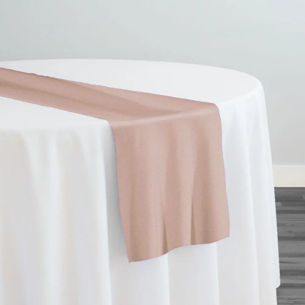 Premium Poly (Poplin) Table Runner in LT Nude 9952