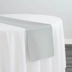Premium Poly (Poplin) Table Runner in Ivory 1111