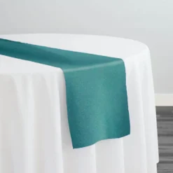 Premium Poly (Poplin) Table Runner in Green Teal 7122