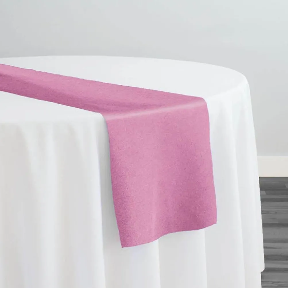 Premium Poly (Poplin) Table Runner in Pink D 1158