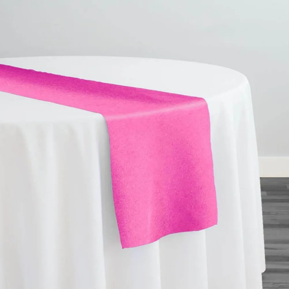 Premium Poly (Poplin) Table Runner in Hot Pink 1195