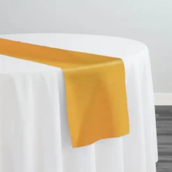 Premium Poly (Poplin) Table Runner in Gold 1327