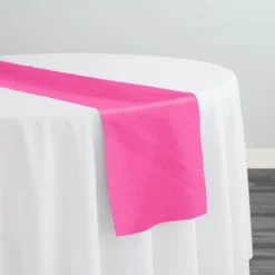Premium Poly (Poplin) Table Runner in Fuchsia 1220