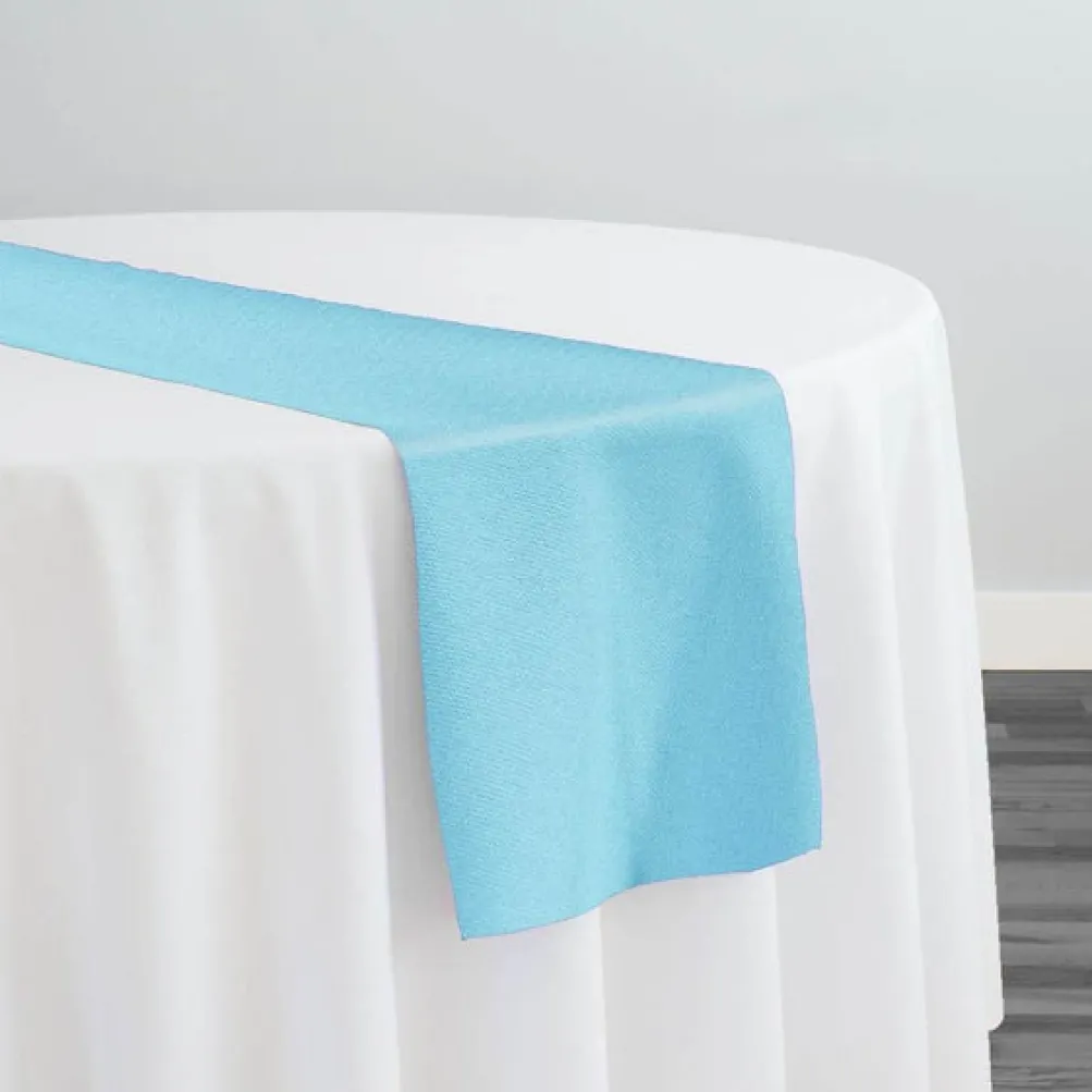 Premium Poly (Poplin) Table Runner in Aqua 1116