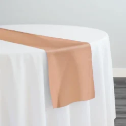 Premium Poly (Poplin) Table Runner in Gold 1670