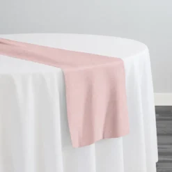 Premium Poly (Poplin) Table Runner in Blush/G 1499