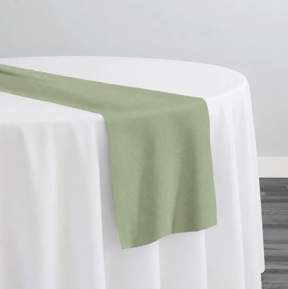 Premium Poly (Poplin) Table Runner in Sage 2390