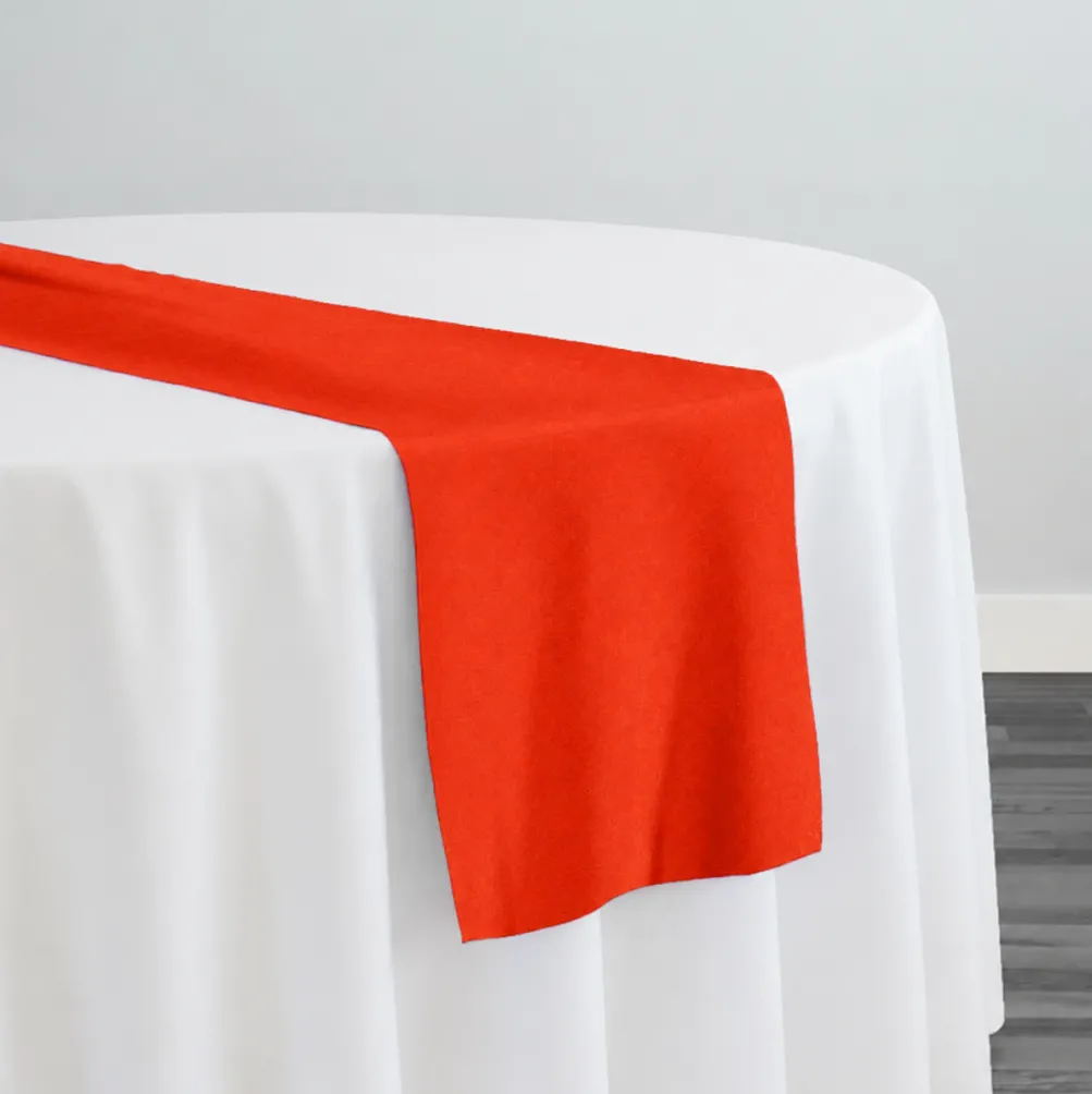 Premium Poly (Poplin) Table Runner in Red/L 1193