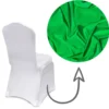 Premium Spandex Banquet Chair Cover in Kelly Green