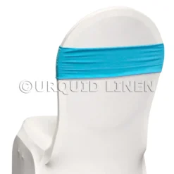 Premium Spandex Chair Band in Aqua 14