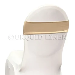 Premium Spandex Chair Band in Champagne 16