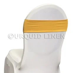 Premium Spandex Chair Band in Gold 36