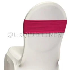 Premium Spandex Chair Band in Fuchsia 3
