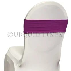 Premium Spandex Chair Band in Magenta 27