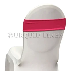 Premium Spandex Chair Band in Hot Pink 25
