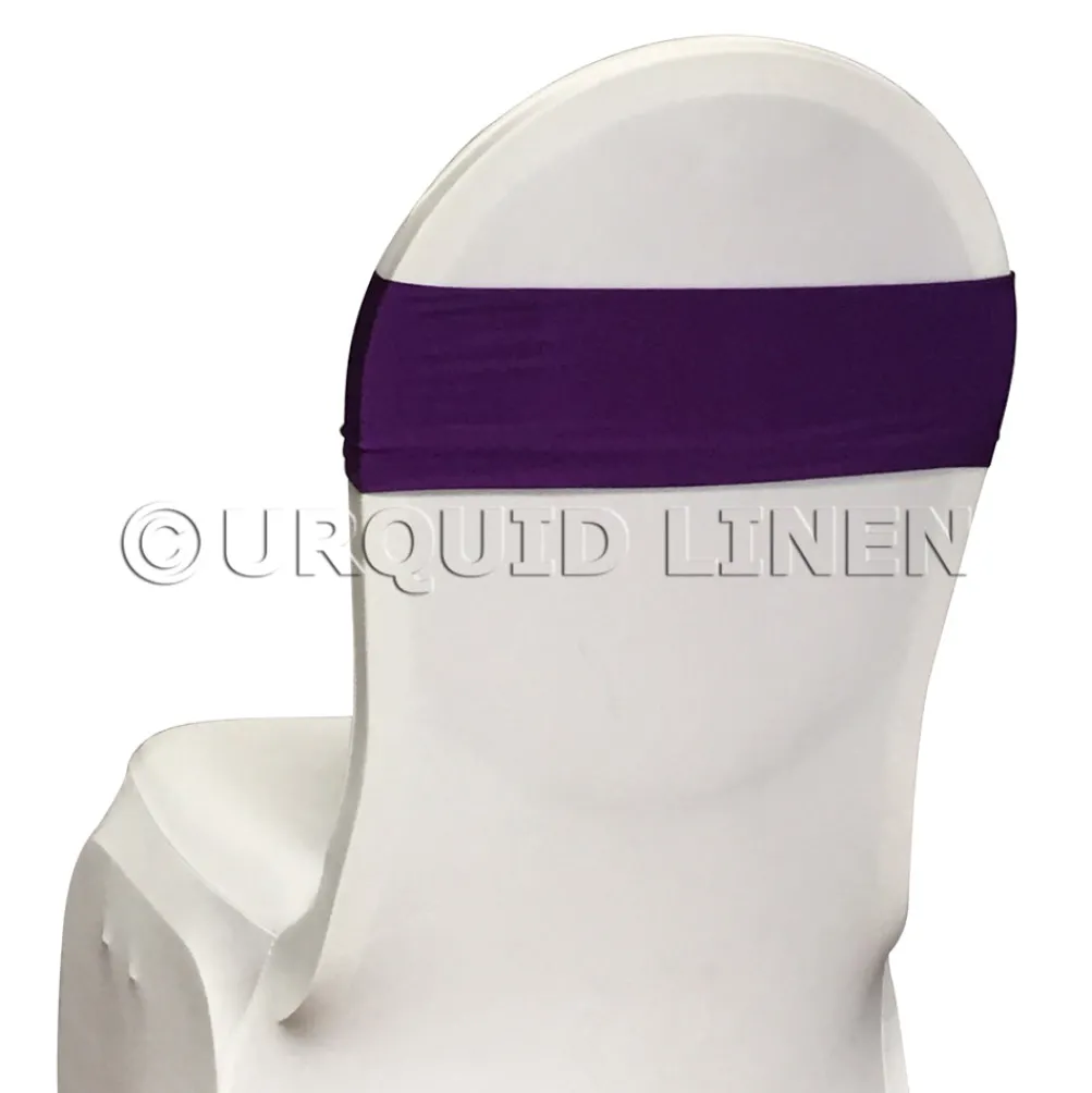 Premium Spandex Chair Band in Purple 7